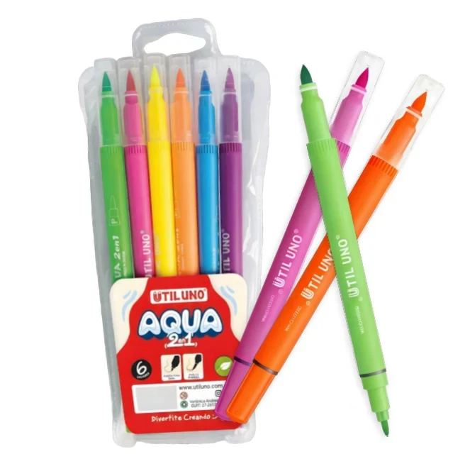 Marcadores Aqua de doble punta