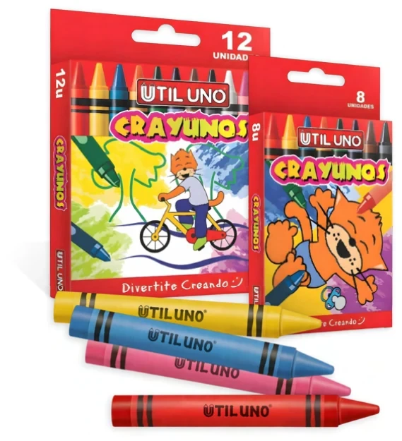 Crayones de colores Crayunos