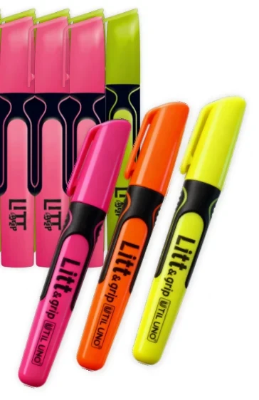 Resaltador flúo Lit con grip