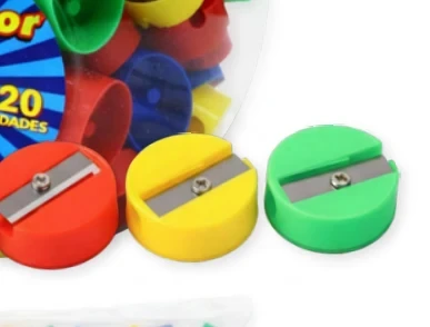 Sacapuntas redondo con diseño