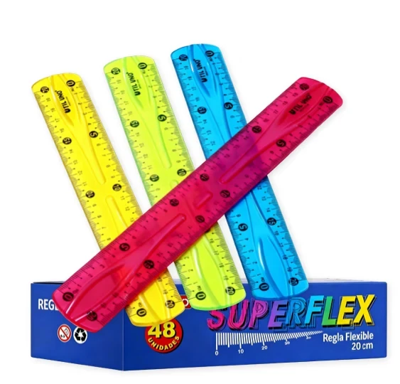 Regla flexible Superflex mediana