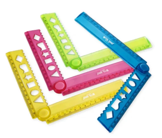 Regla plegable flexible