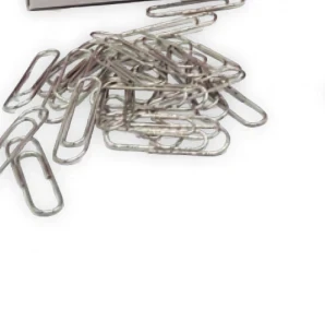 Clips plateados pequeños