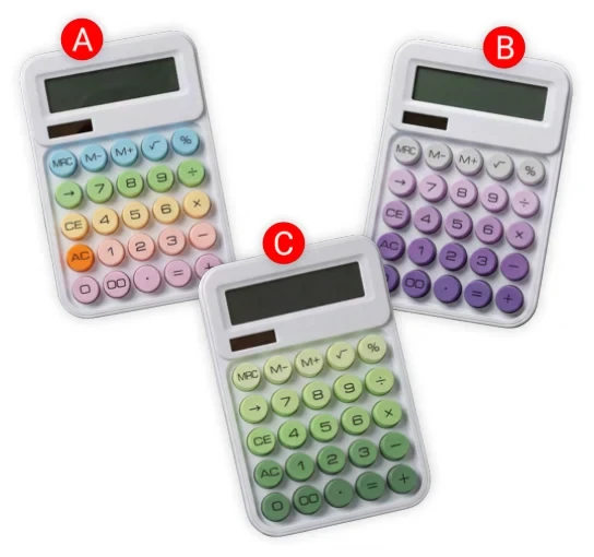 Calculadora solar de escritorio